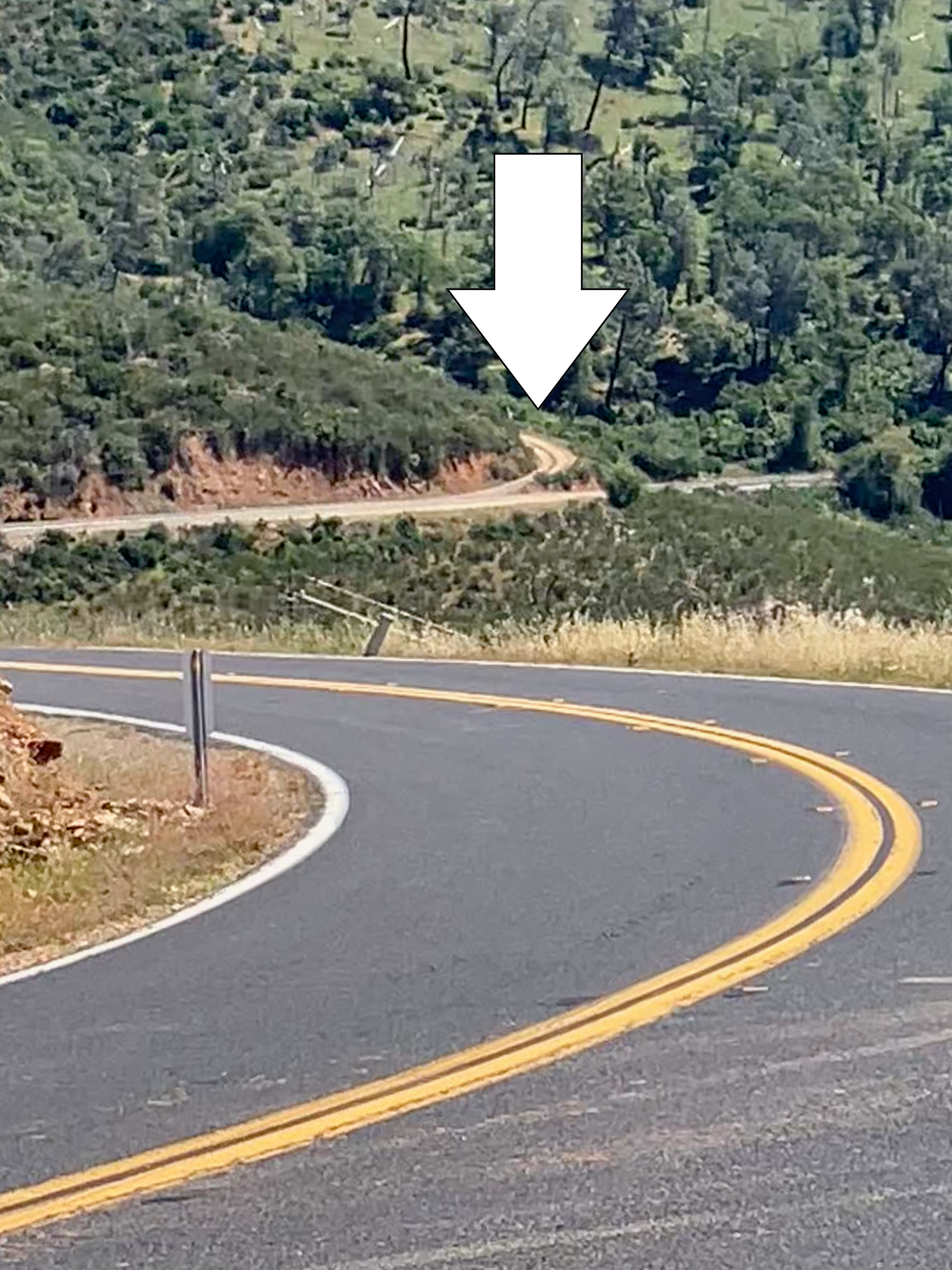 First turn off Highway 49 toward Lucky Star Ranch